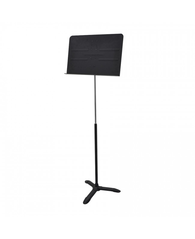 Gator Frameworks GFW-MUS-1001 Leggio in metallo spazzolato regolabile per spartiti, serie Recital Supports for music stands