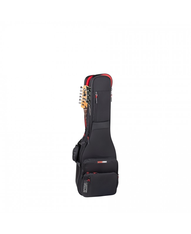 Gator Cases G-ICONTTELEC-BLK Doppeltasche für zwei E-Gitarren Koffer & Taschen für Instrumente