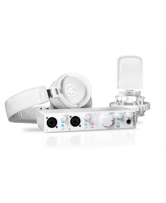 Arturia MiniFuse Recording Pack White USB Audio Interfaces
