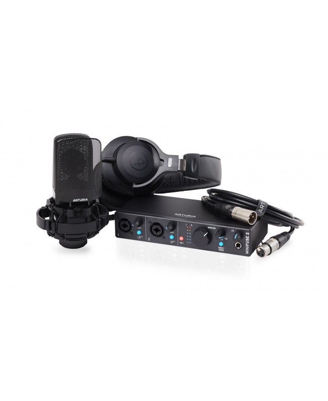 Arturia MiniFuse Recording Pack Black Interfacce Audio USB