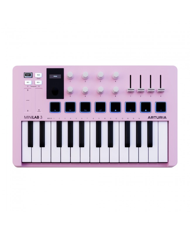 Arturia MiniLab 3 Rose Quartz MIDI Master Keyboards