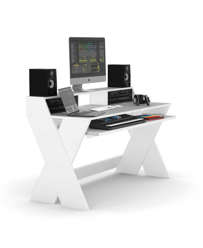 GLORIOUS Sound Desk Pro White Studio furniture