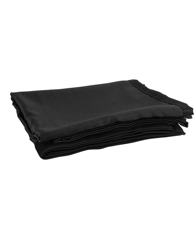 WENTEX P and D Curtain Molton 300 g/m² Black - 400 x 400 cm (W x H) - unpleated