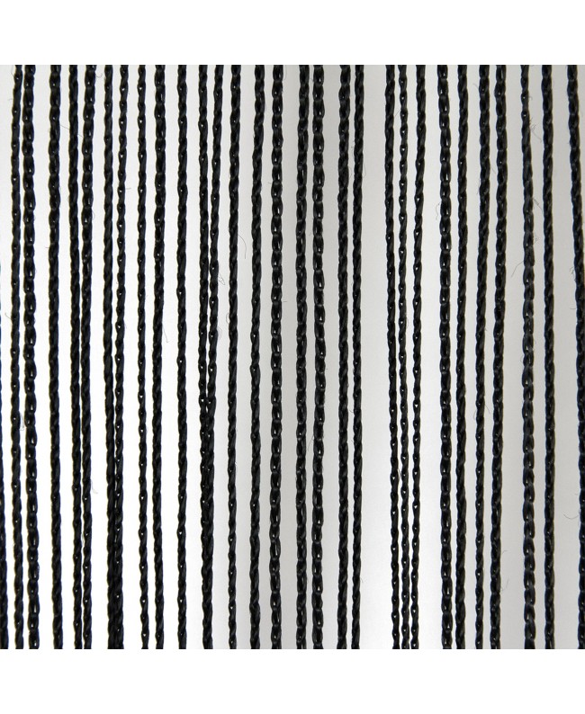 WENTEX String Curtain Black, 220 gram/m² 4m, Black Pipe & Drape Textiles