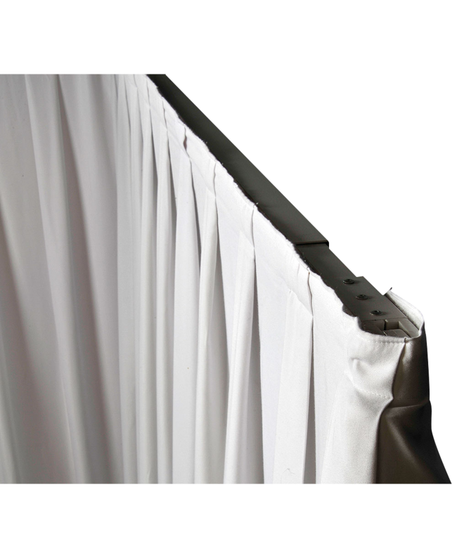 WENTEX P and D Curtain MGS 175 g/m² White - 330 x 500 cm (W x H) - pleated