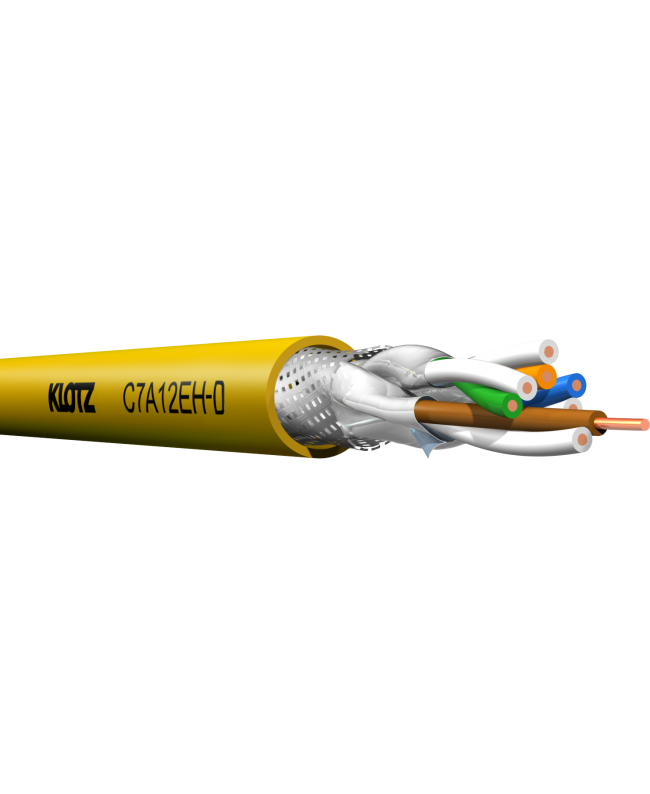 KLOTZ C7A12EH-D | 500 m CAT Kabel