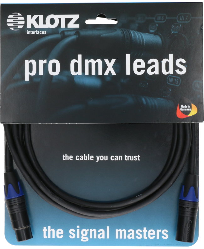 KLOTZ LX3-5X2N2-05.0 DMX Cables