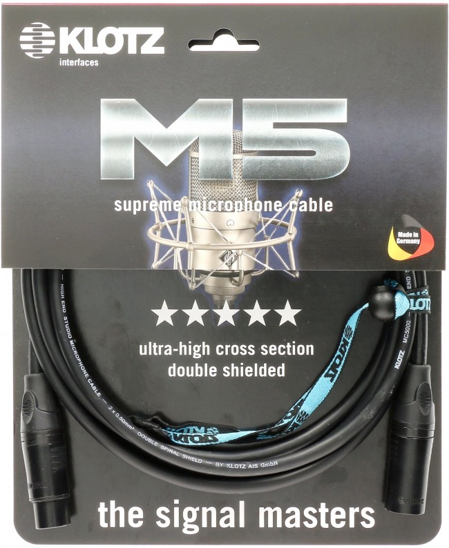 KLOTZ M5KBFM500 Cavi per microfono XLR