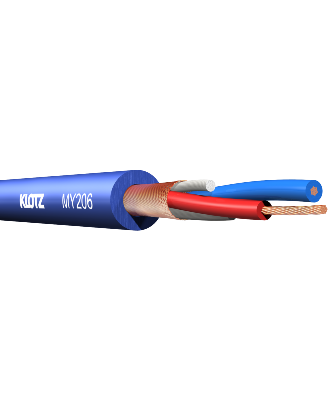 KLOTZ MY206BL | 1 m Mikrofon & StarQuad Kabel