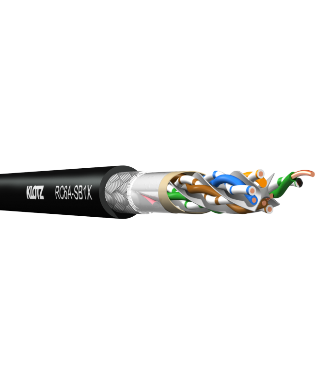 KLOTZ RC6A-SB1X | 100 m CAT Kabel