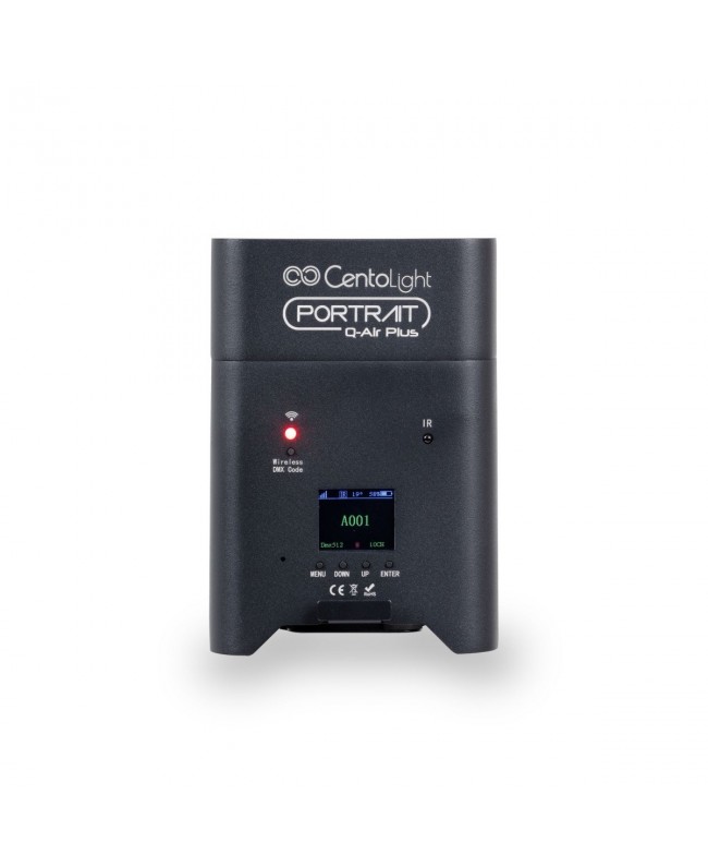 CENTOLIGHT PORTRAIT Q-AIR PLUS SET Fari LED a batteria