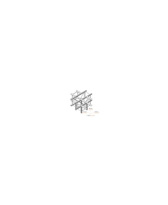 FANTEK FP29Q C590B Serie Deco a sezione quadra