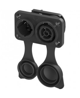 NEUTRIK NAC3PX-TRUE1-SB Power Twist TRUE Chassis Connectors