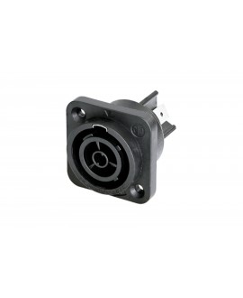 NEUTRIK NAC3FPX-TOP-SB Power Twist TRUE Chassis Connectors