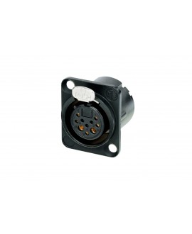 NEUTRIK NC10FD-LX-B XLR Chassis Connectors
