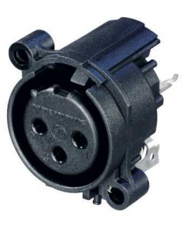 NEUTRIK NC3FAAH-0 XLR Einbausteckverbinder
