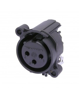 NEUTRIK NC3FAAH2-0 XLR Chassis Connectors