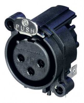 NEUTRIK NC3FAAV XLR Chassis Connectors