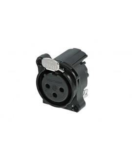 NEUTRIK NC3FBH1-B XLR Einbausteckverbinder