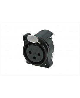 NEUTRIK NC3FBH2-B XLR Einbausteckverbinder