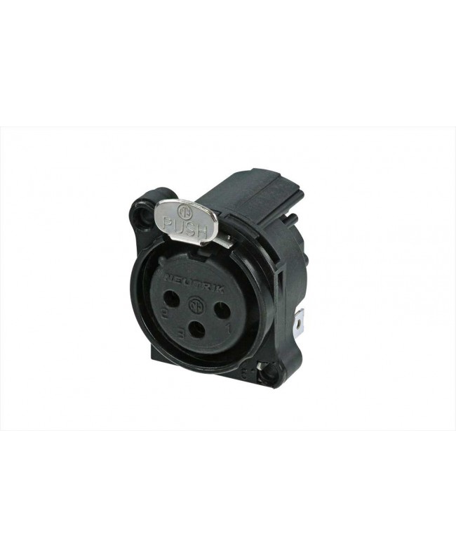 NEUTRIK NC3FBH2-B XLR Einbausteckverbinder