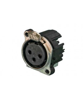 NEUTRIK NC3FBHL1 XLR Chassis Connectors