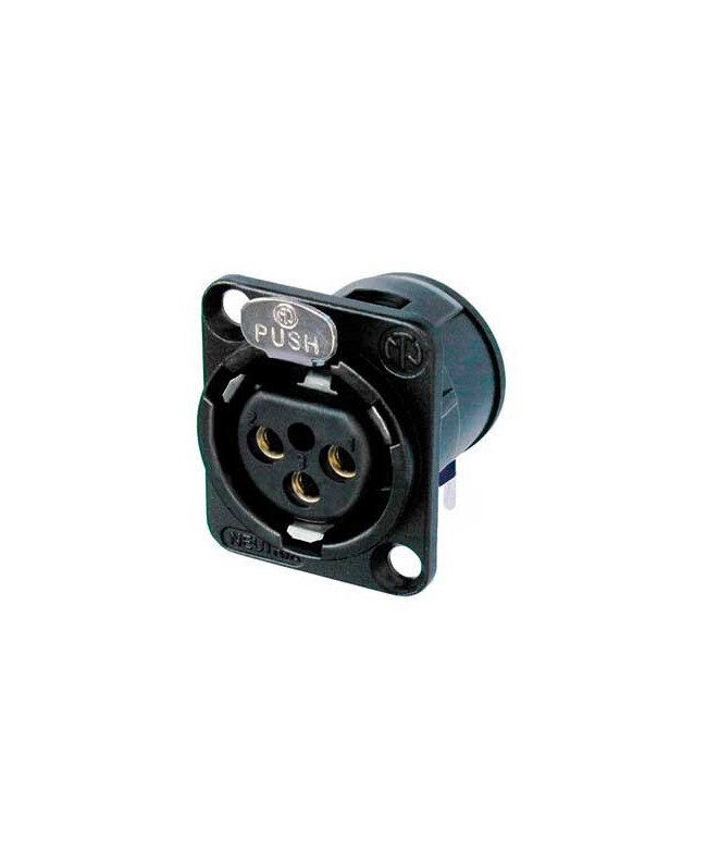 NEUTRIK NC3FD-H-B XLR Einbausteckverbinder