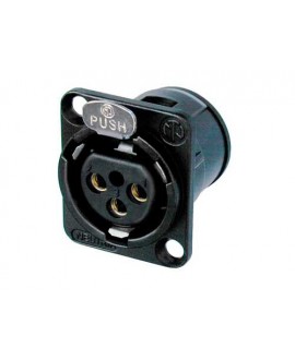 NEUTRIK NC3FD-V-B XLR Chassis Connectors