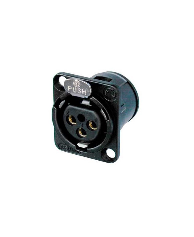 NEUTRIK NC3FD-V-B XLR Chassis Connectors