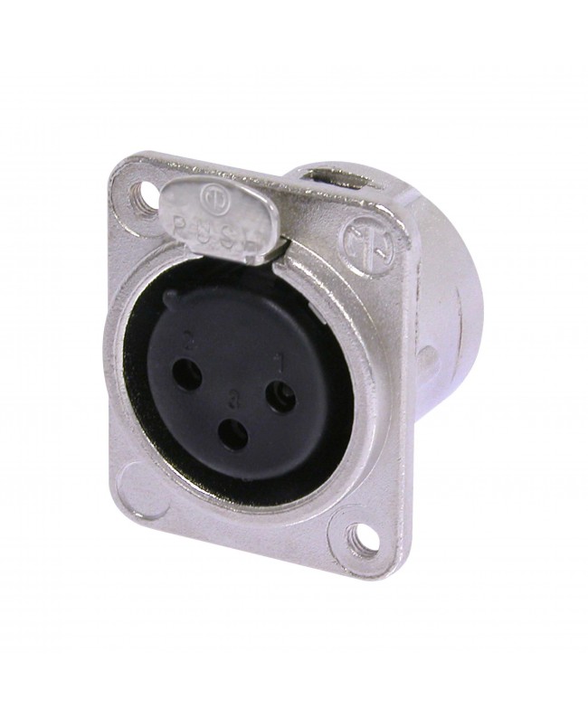 NEUTRIK NC3FDM3-L-1 XLR Chassis Connectors