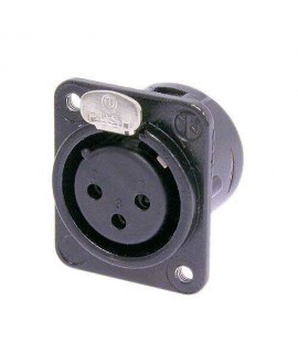 NEUTRIK NC3FDM3LBAG-1 XLR Chassis Connectors