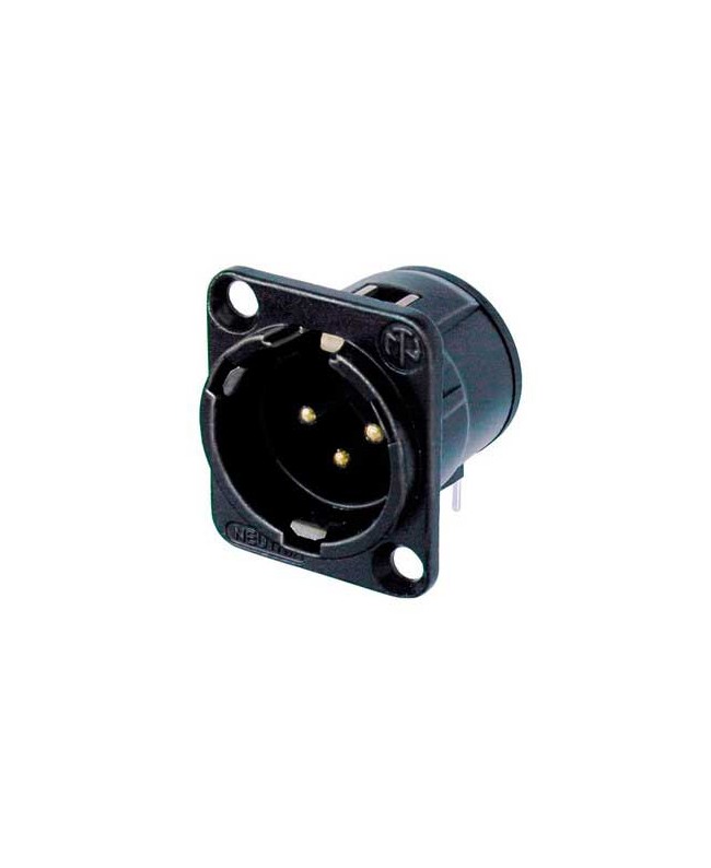 NEUTRIK NC3MD-H-B XLR Chassis Connectors