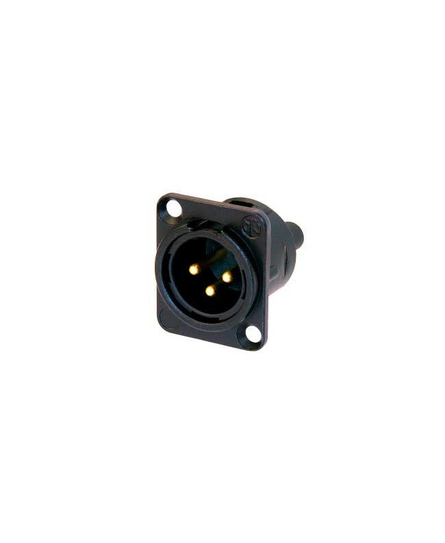 NEUTRIK NC3MD-S-1-B XLR Chassis Connectors