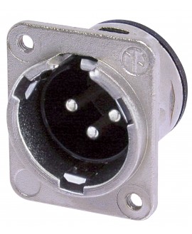 NEUTRIK NC3MDM3-H Connettori a panello XLR