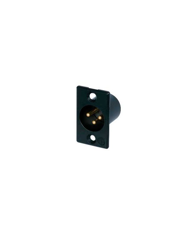 NEUTRIK NC3MP-B XLR Einbausteckverbinder