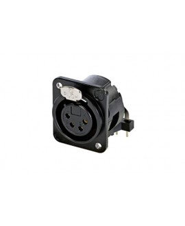 NEUTRIK NC4FDM3-H-B Connettori a panello XLR