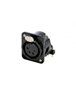 NEUTRIK NC4FDM3-H-B-1 Connettori a panello XLR