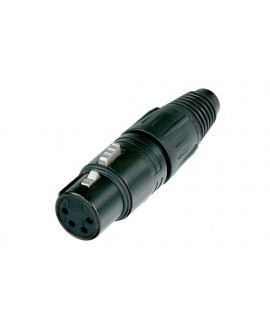 NEUTRIK NC4FX-B XLR Einbausteckverbinder