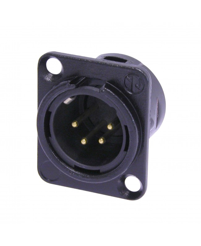 NEUTRIK NC4MD-L-B-1 XLR Chassis Connectors