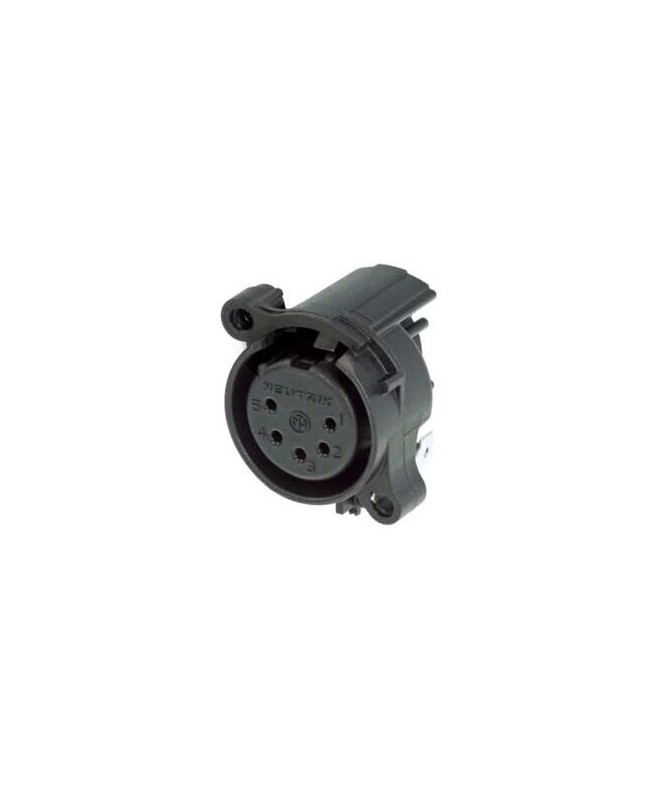 NEUTRIK NC5FAH-0 XLR Chassis Connectors