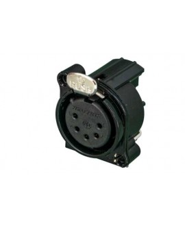 NEUTRIK NC5FBH-B Connettori a panello XLR
