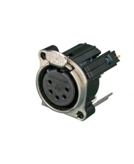 NEUTRIK NC5FBV-SW Connettori a panello XLR