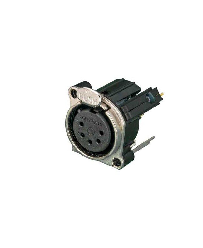 NEUTRIK NC5FBV-SW Connettori a panello XLR