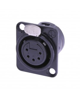 NEUTRIK NC5FD-L-B-1 XLR Einbausteckverbinder
