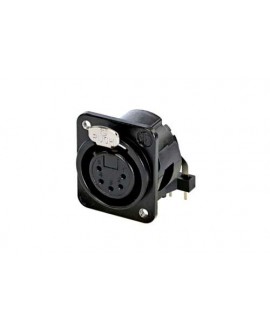 NEUTRIK NC5FDM3-H-BAG-1 XLR Chassis Connectors