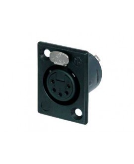 NEUTRIK NC5FP-B-1 XLR Einbausteckverbinder