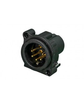 NEUTRIK NC5MBV-B Connettori a panello XLR