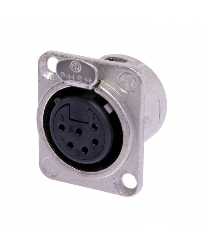 NEUTRIK NC6FD-L-1 Connettori a panello XLR