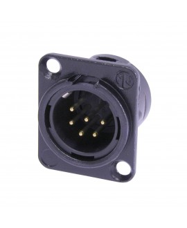 NEUTRIK NC6MD-L-B-1 Connettori a panello XLR