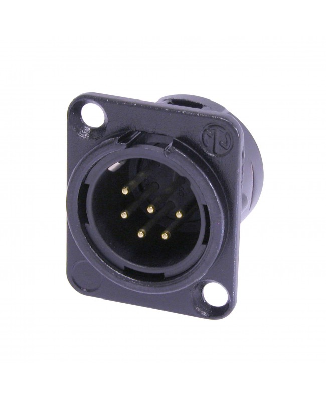 NEUTRIK NC6MD-L-B-1 Connettori a panello XLR